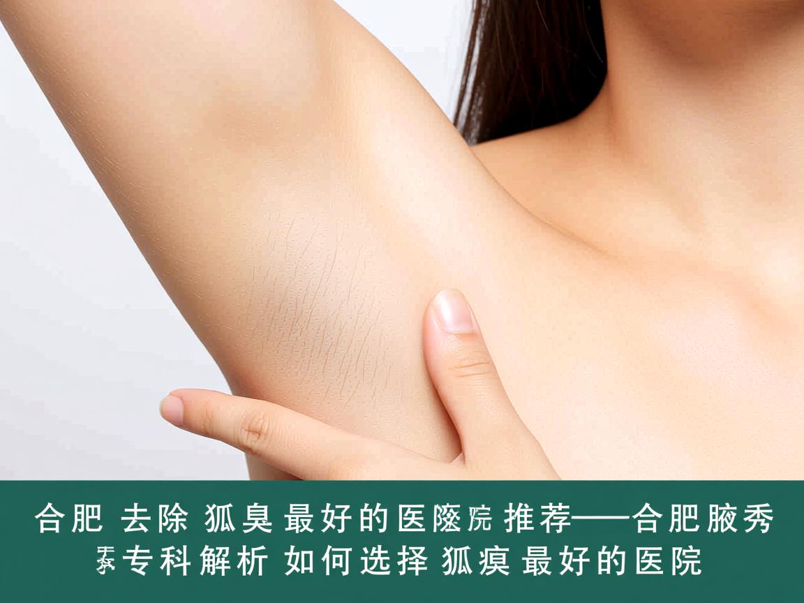 合肥去除狐臭最好的医院推荐—合肥腋秀专科解析如何选择狐臭最好的医院
