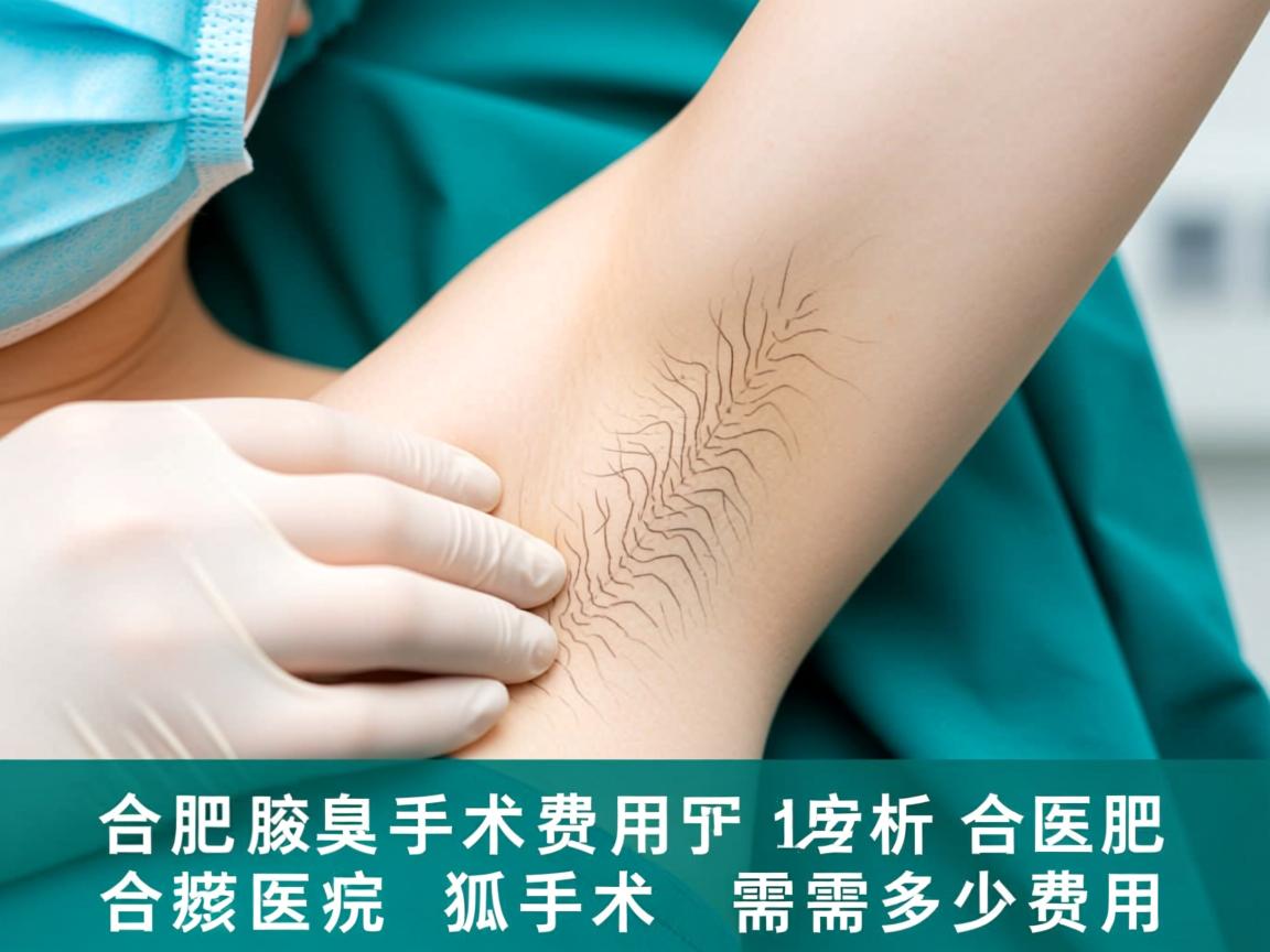 合肥腋臭手术费用解析，合肥医院狐臭手术需要多少费用