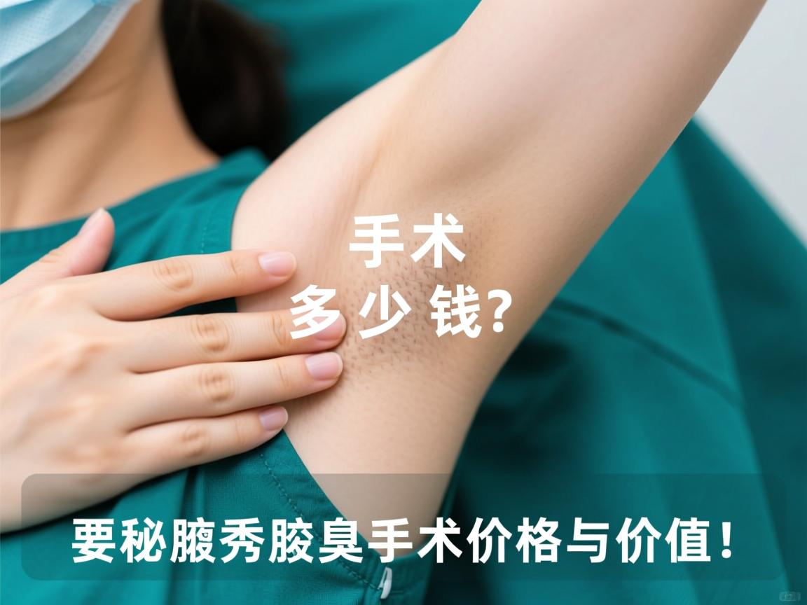 腋秀手术多少钱？揭秘腋秀腋臭手术价格与价值！