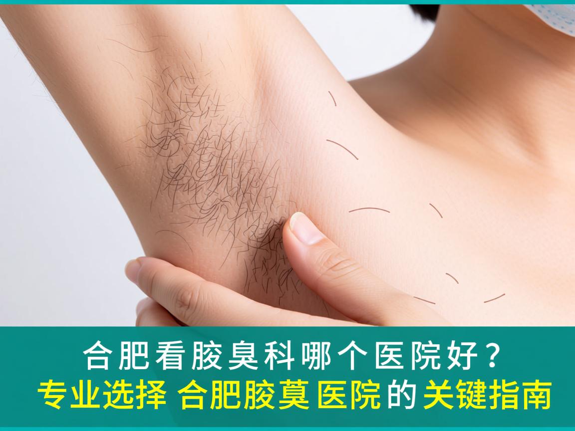 合肥看腋臭科哪个医院好？专业选择合肥腋臭医院的关键指南