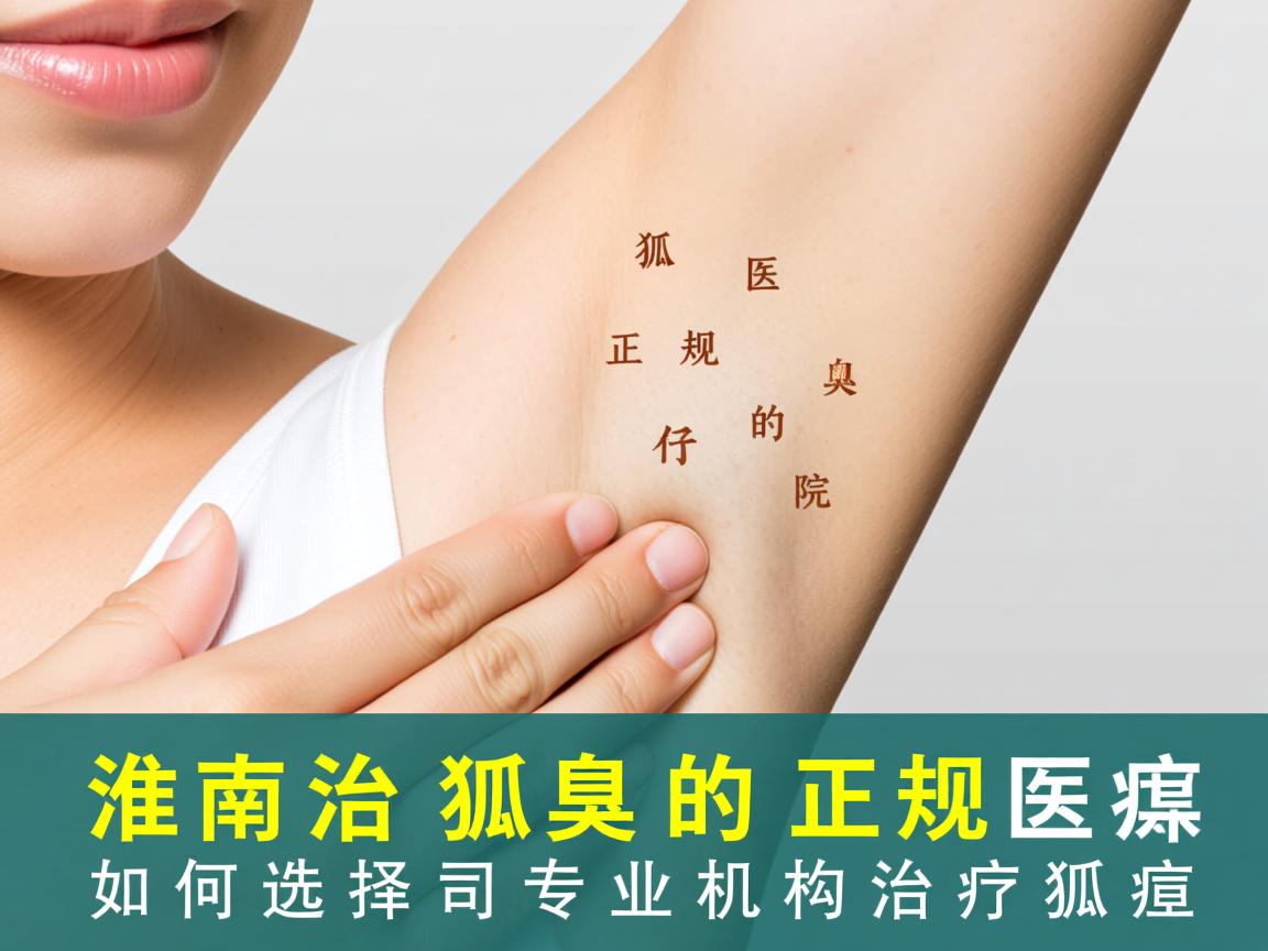淮南治狐臭的正规医院，如何选择专业机构治疗狐臭