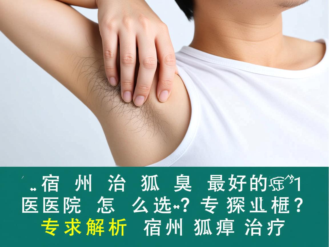 宿州治狐臭最好的医院怎么选？专业解析宿州狐臭治疗