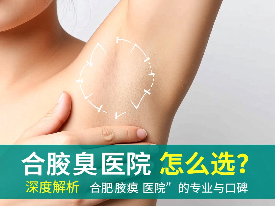 合肥腋臭医院怎么选？深度解析合肥腋臭医院的专业与口碑