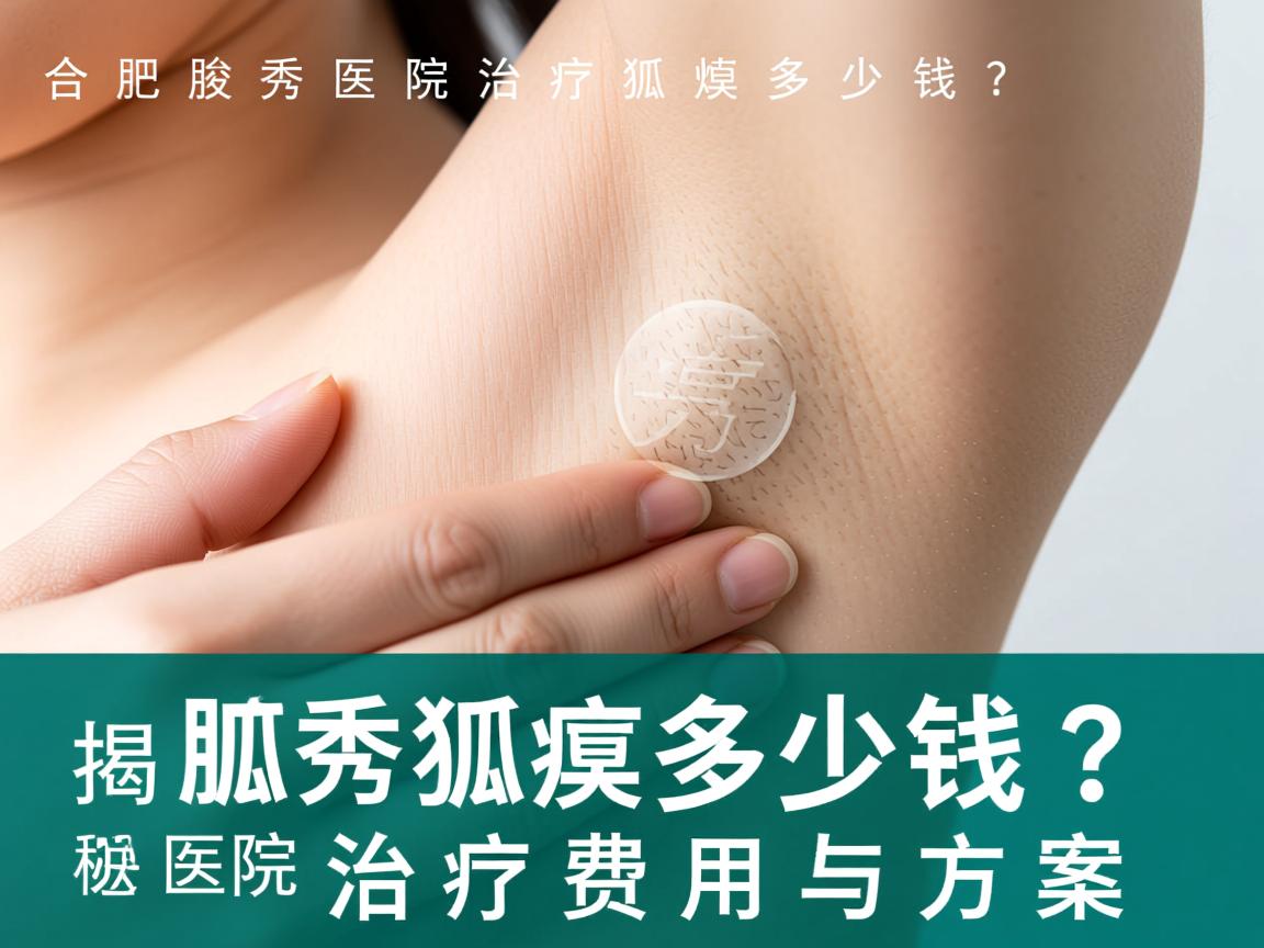 合肥腋秀医院治疗狐臭多少钱？揭秘腋秀医院狐臭治疗费用与方案