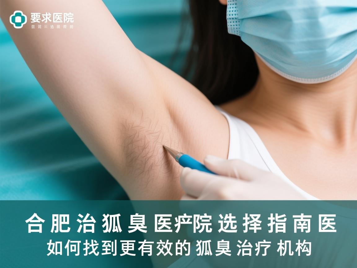 合肥治狐臭医院选择指南，如何找到更有效的狐臭治疗机构