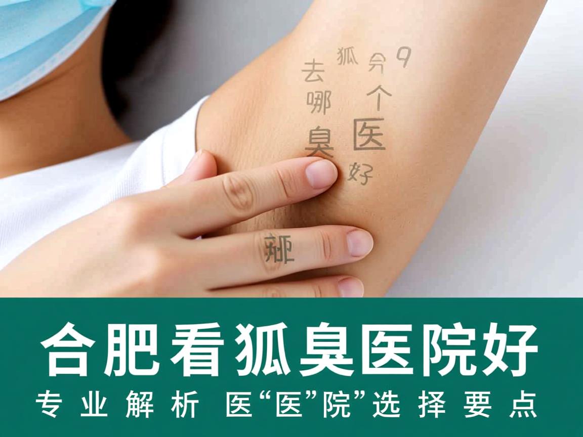 合肥看狐臭去哪个医院好，专业解析合肥狐臭医院选择要点