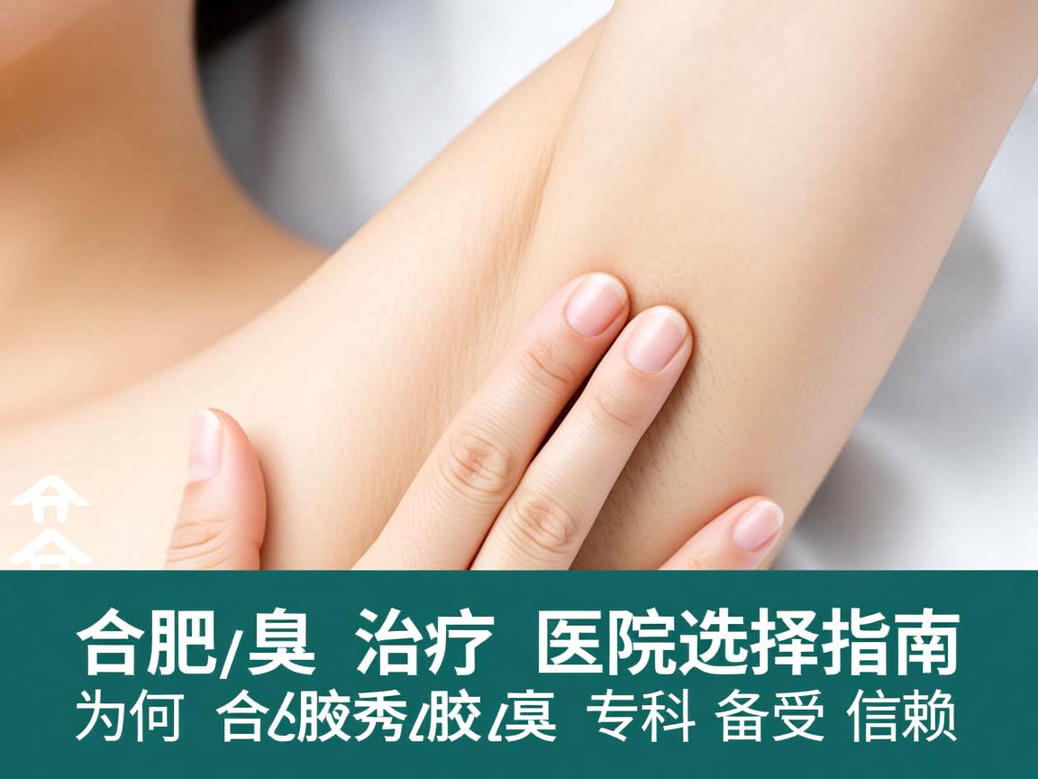 合肥腋臭治疗医院选择指南，为何合肥腋秀腋臭专科备受信赖