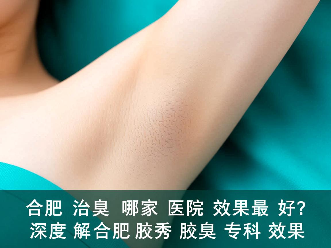 在合肥治疗腋臭哪家医院效果最好？深度解析合肥腋秀腋臭专科效果