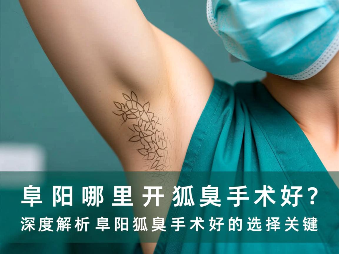 阜阳哪里开狐臭手术好？深度解析阜阳狐臭手术好的选择关键