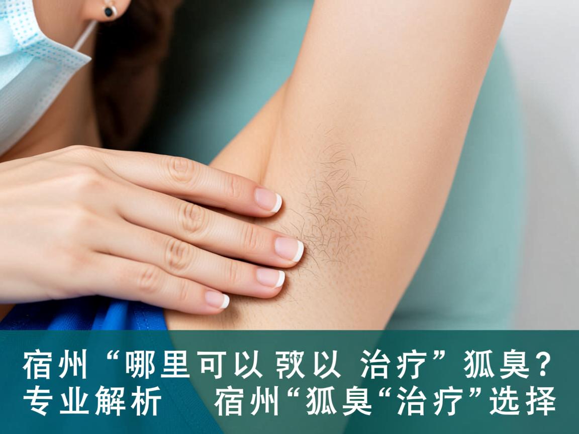 宿州哪里可以治疗狐臭？专业解析宿州狐臭治疗选择