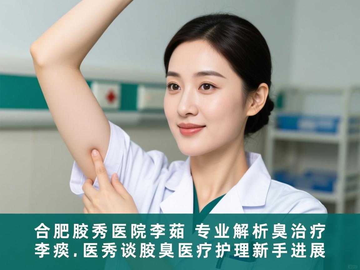 合肥腋秀医院李茹专业解析腋臭治疗，李茹医生谈腋臭医疗护理新进展
