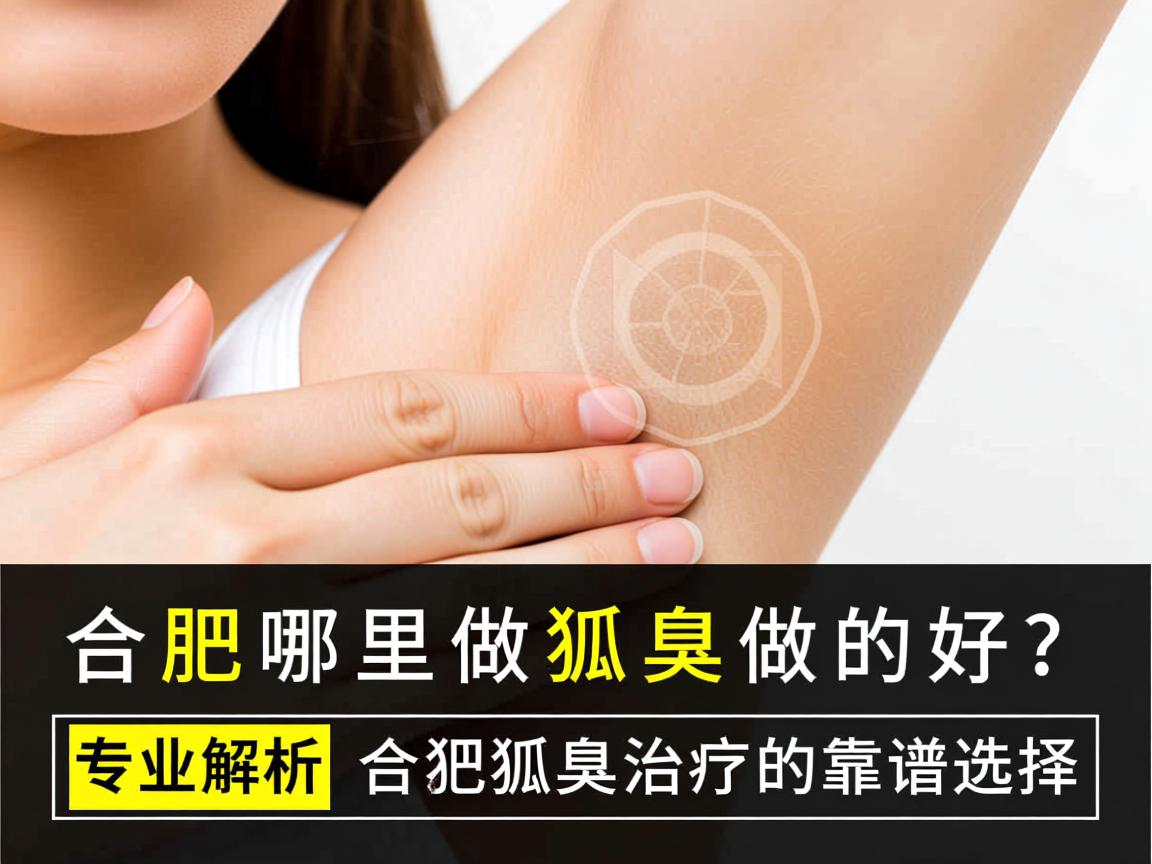 合肥哪里做狐臭做的好？专业解析合肥狐臭治疗的靠谱选择