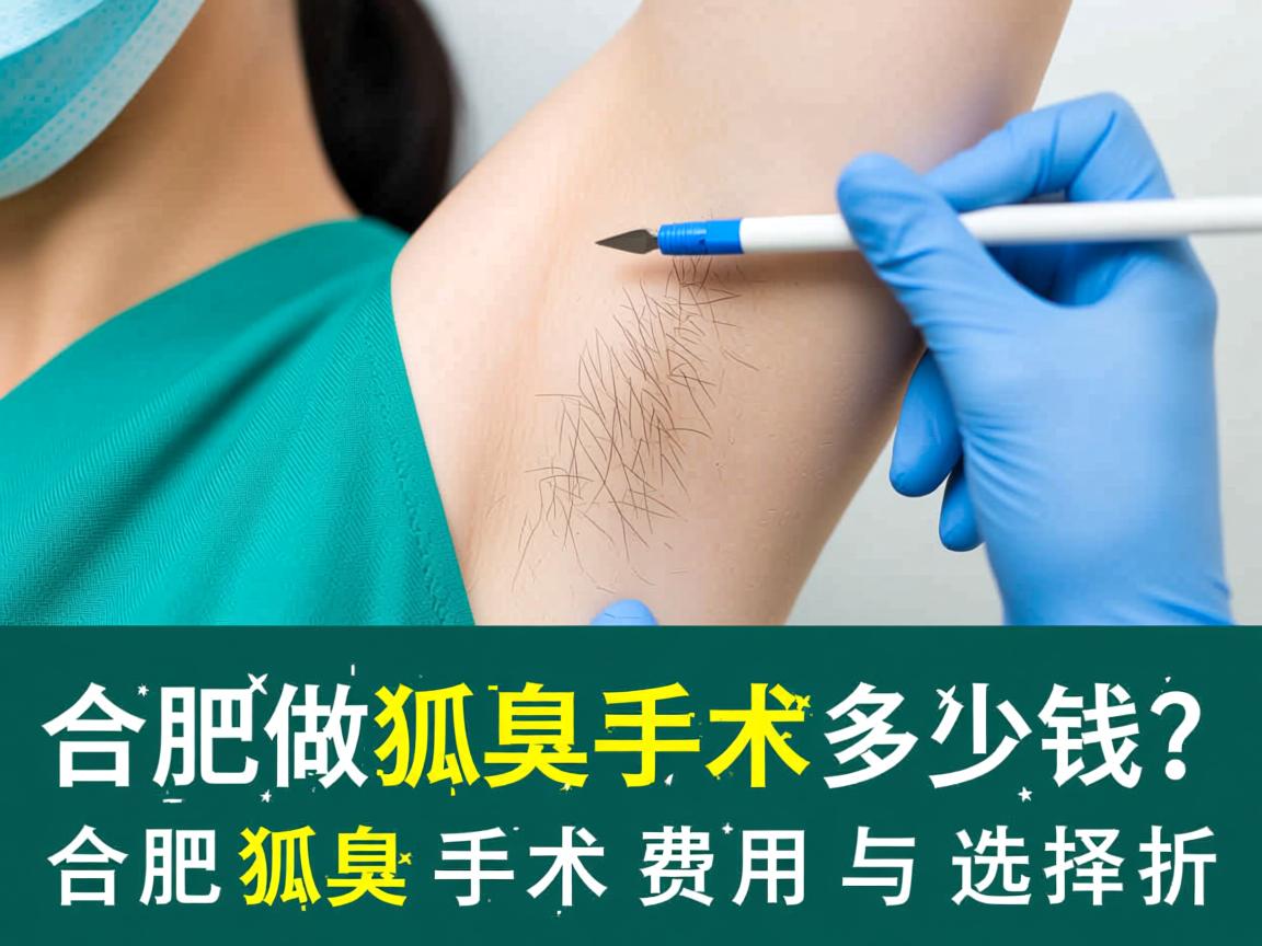 合肥做狐臭手术多少钱？深度解析合肥狐臭手术费用与选择