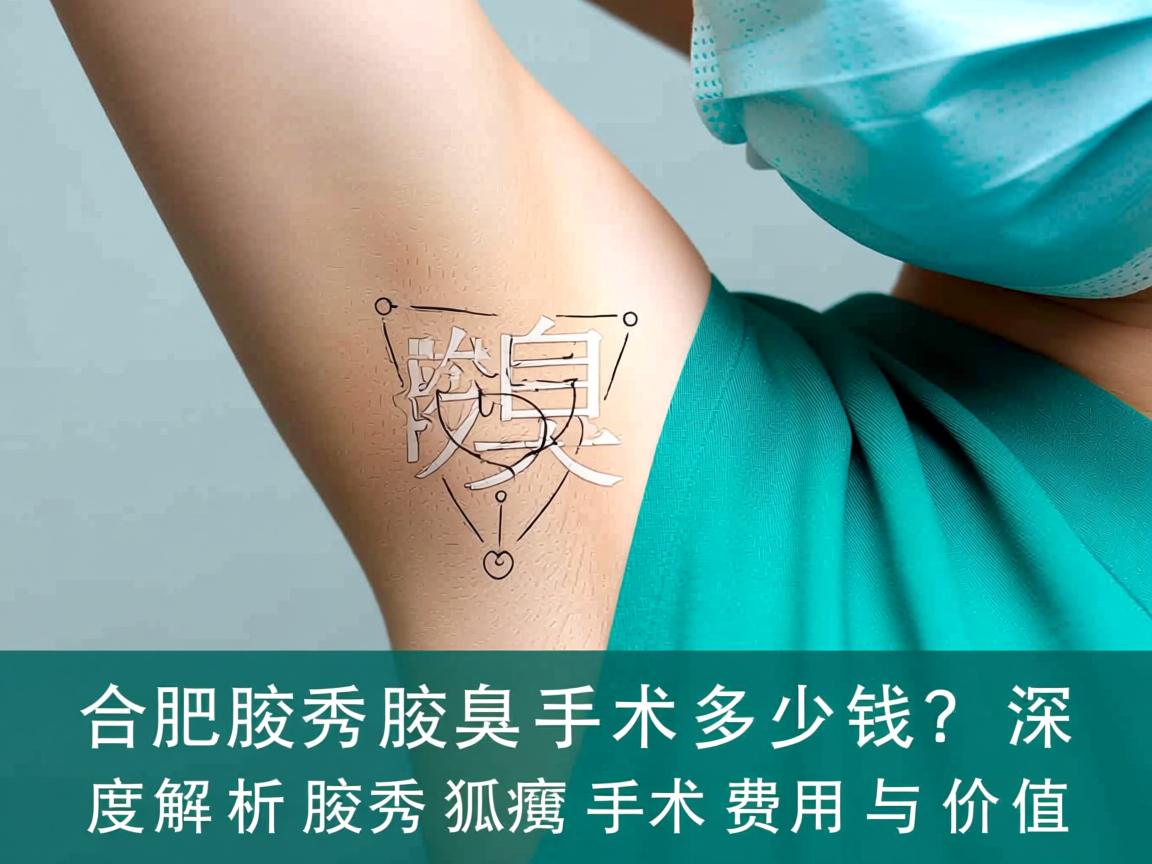 合肥腋秀腋臭手术多少钱？深度解析腋秀狐臭手术费用与价值