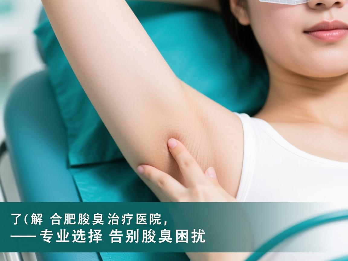 了解合肥腋臭治疗医院，专业选择告别腋臭困扰