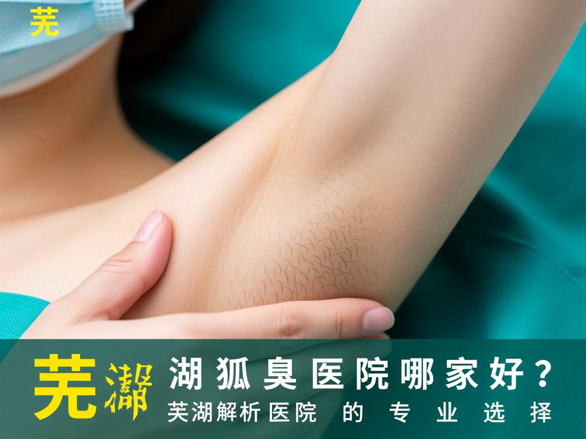 芜湖狐臭医院哪家好？深度解析芜湖狐臭医院的专业选择