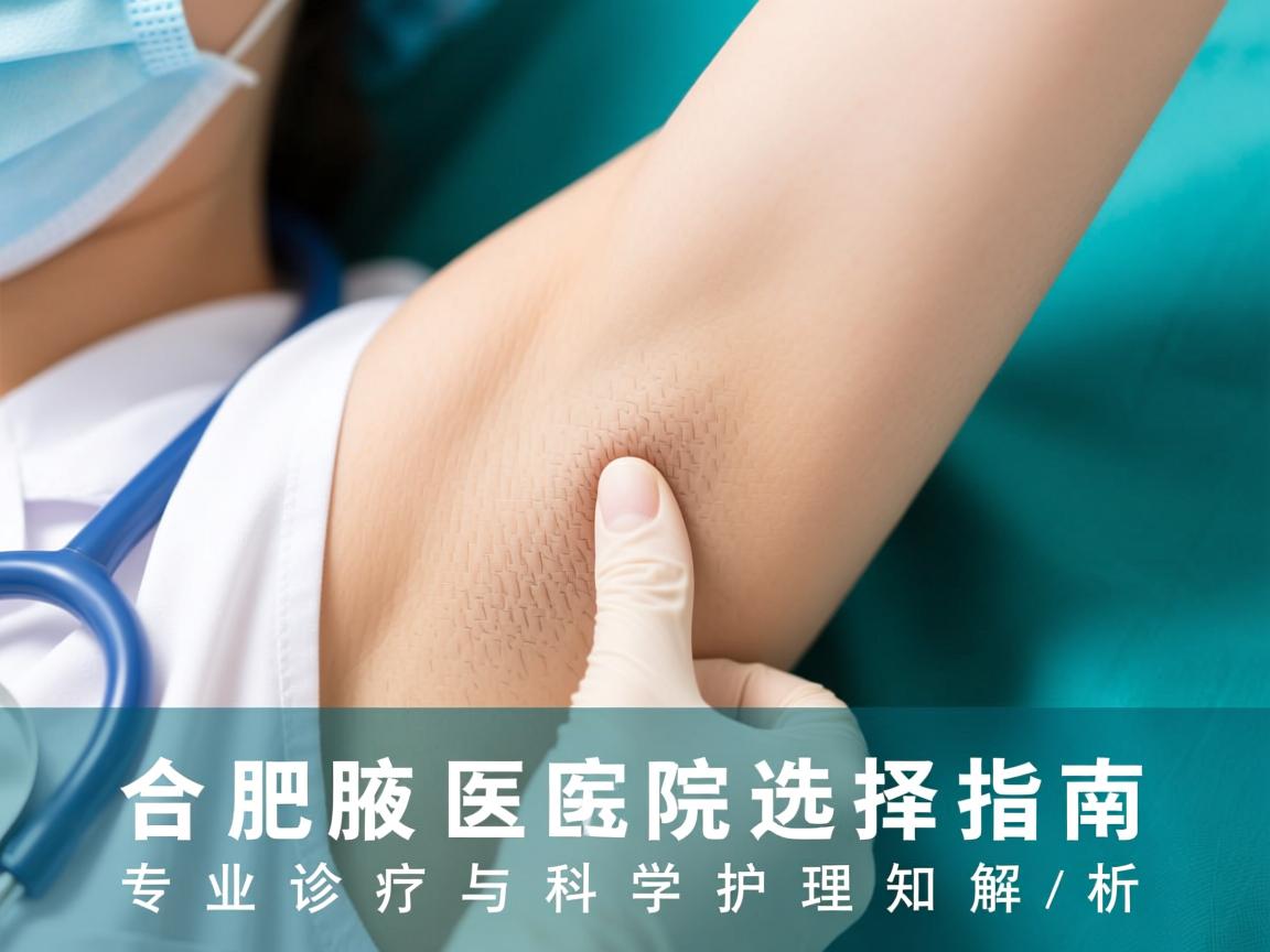 合肥腋臭医院选择指南，专业诊疗与科学护理知识解析