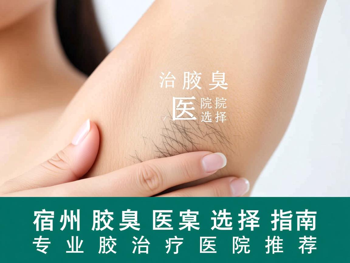 宿州治疗腋臭医院选择指南，专业腋臭治疗医院推荐