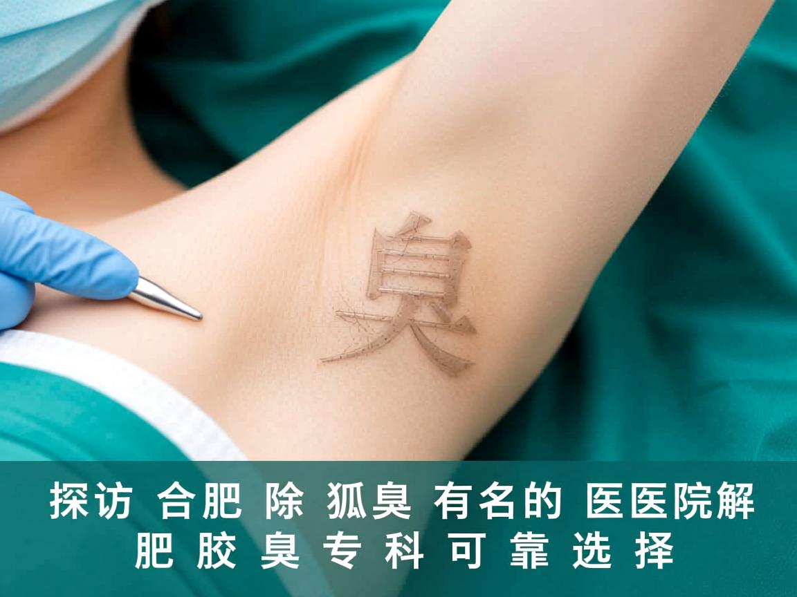 探访合肥除狐臭有名的医院，解析合肥腋臭专科可靠选择