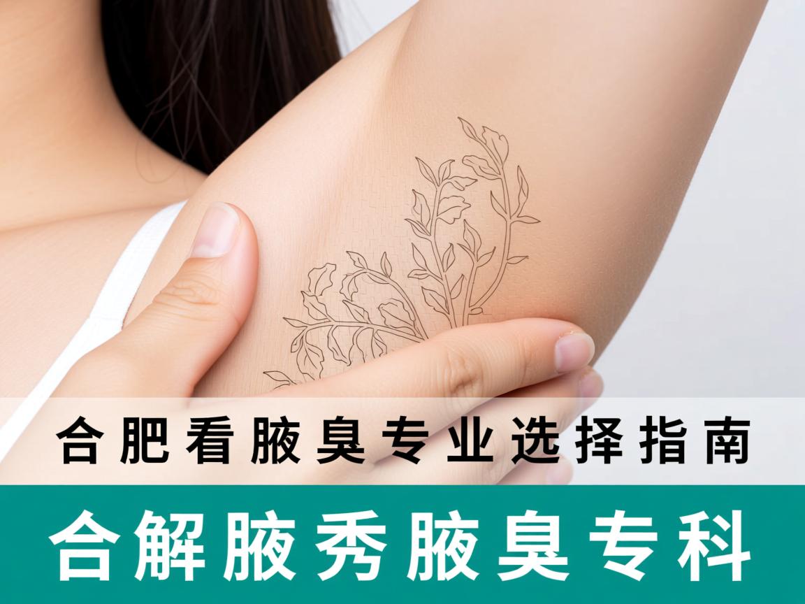 合肥看腋臭专业选择指南，详解合肥腋秀腋臭专科