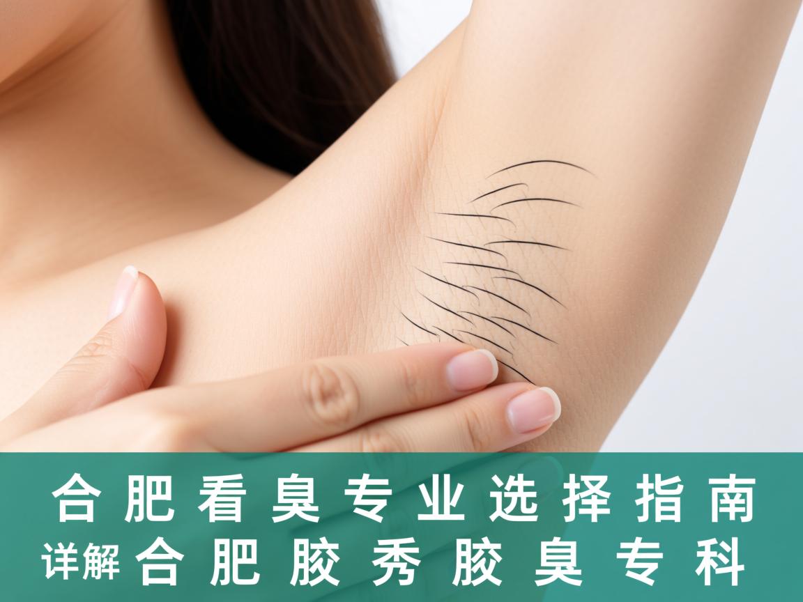 合肥看腋臭专业选择指南，详解合肥腋秀腋臭专科