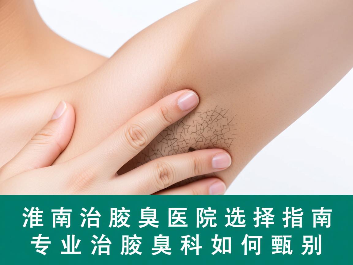 淮南治腋臭医院选择指南，专业治腋臭科如何甄别