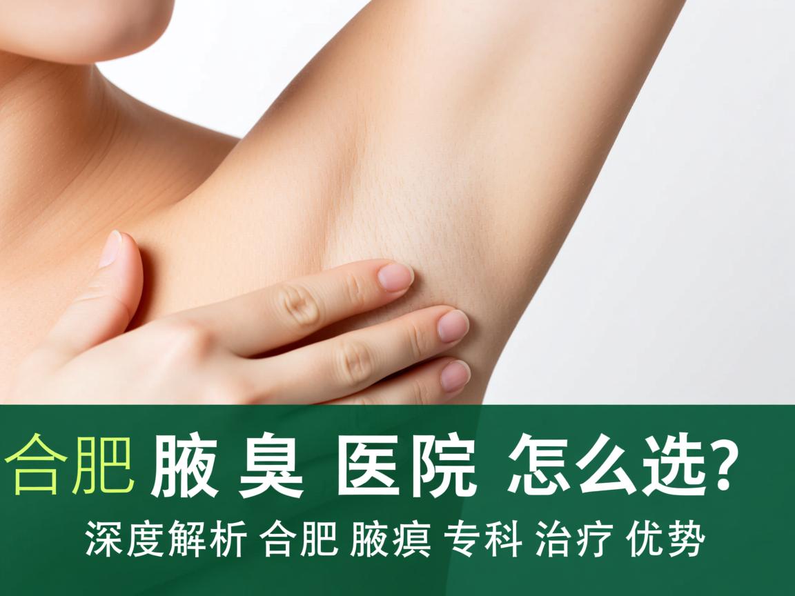 合肥腋臭医院怎么选？深度解析合肥腋臭专科治疗优势