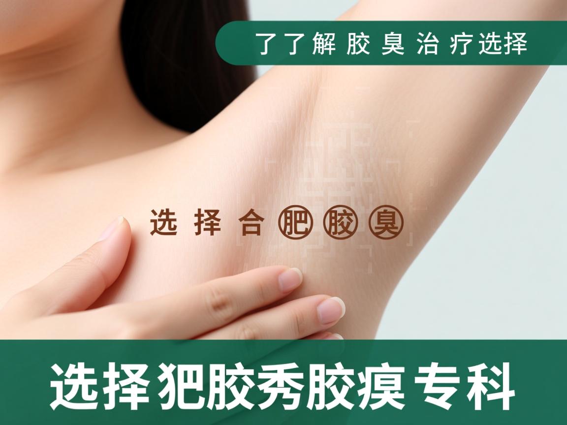 了解腋臭治疗选择 选择合肥腋秀腋臭专科