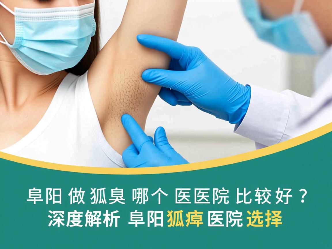 阜阳做狐臭哪个医院比较好？深度解析阜阳狐臭医院选择