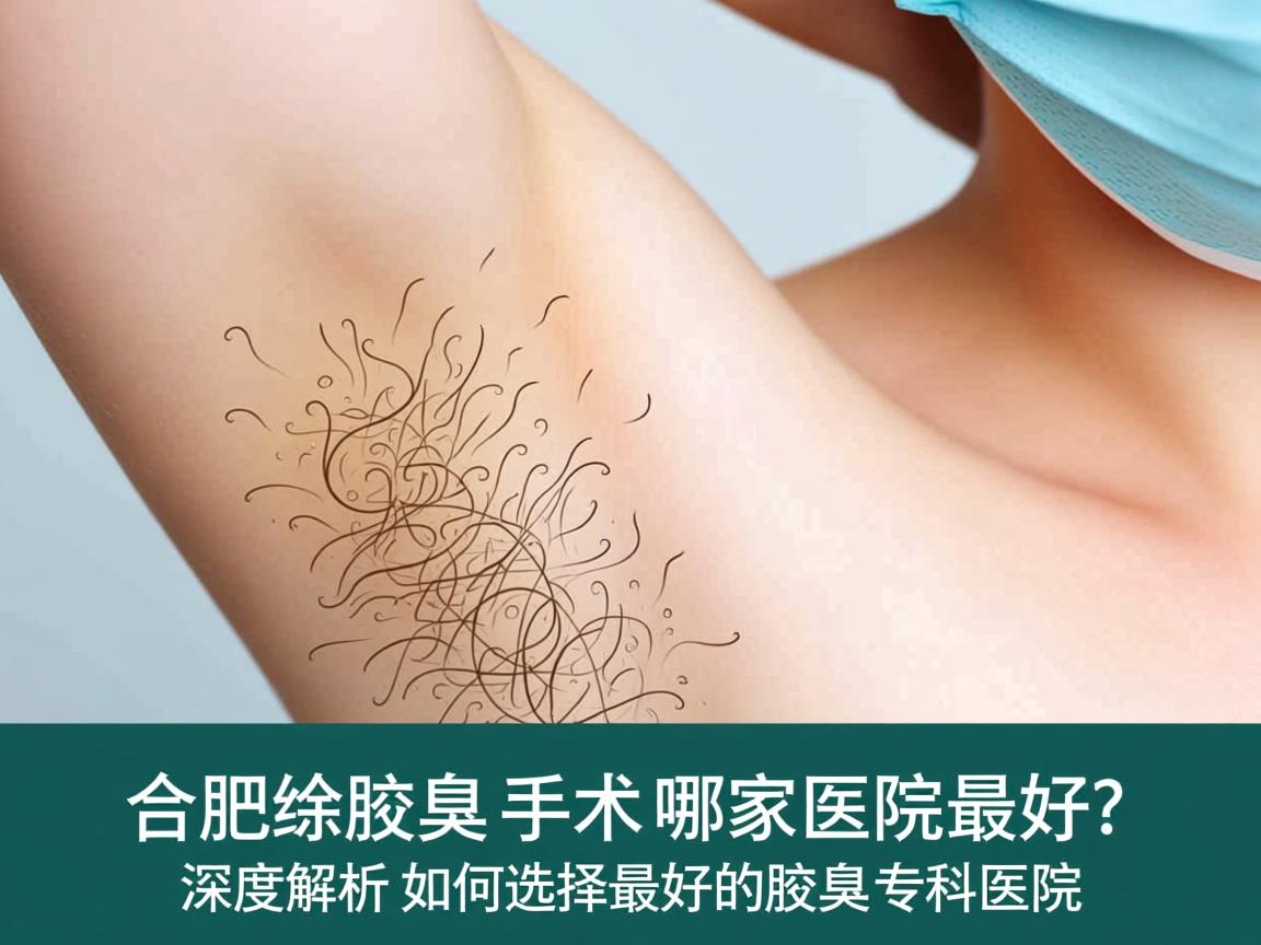 合肥除腋臭手术哪家医院最好？深度解析如何选择最好的腋臭专科医院