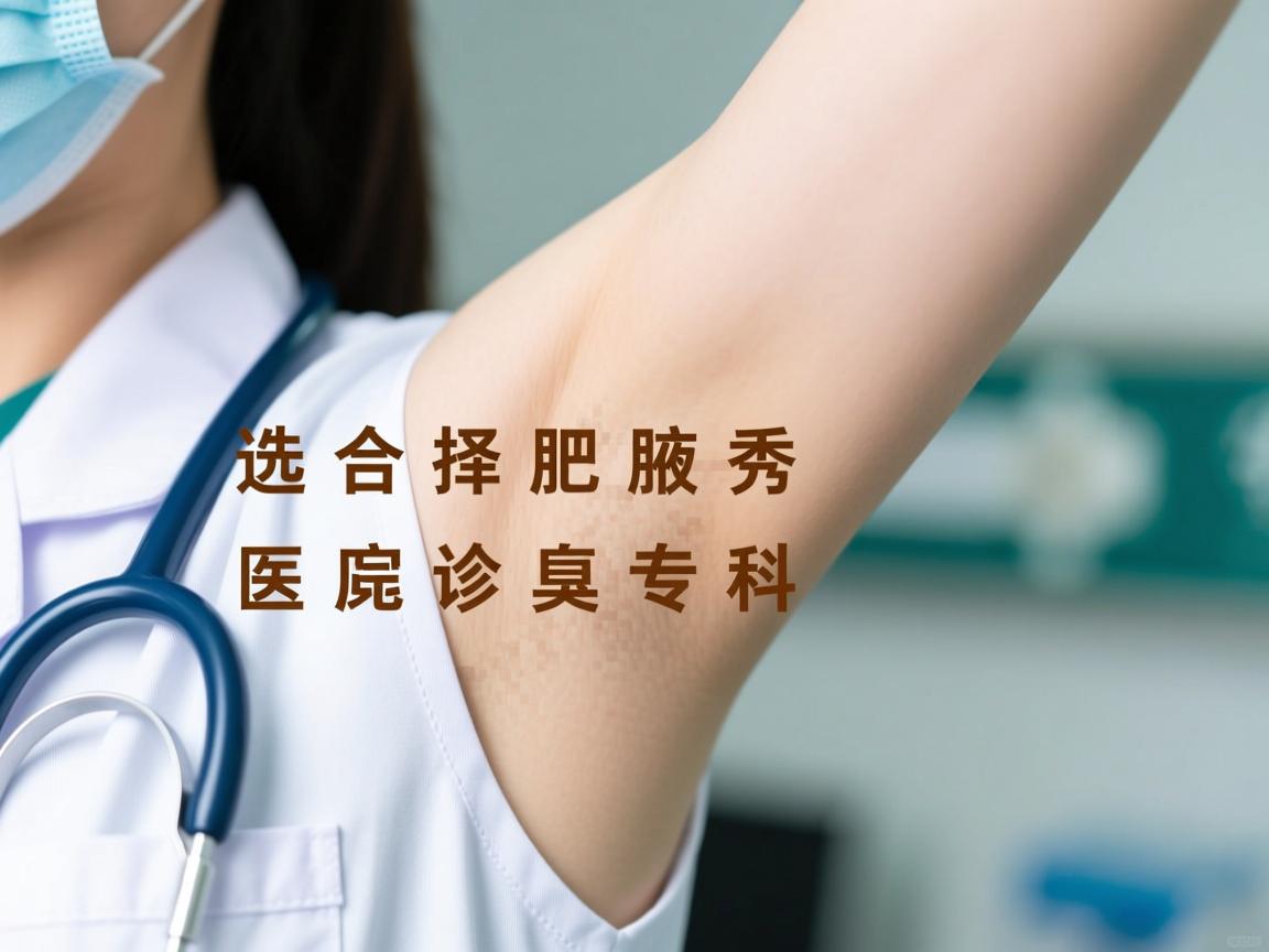 选择合肥腋秀腋臭专科，解析腋臭专科医院的科学诊疗