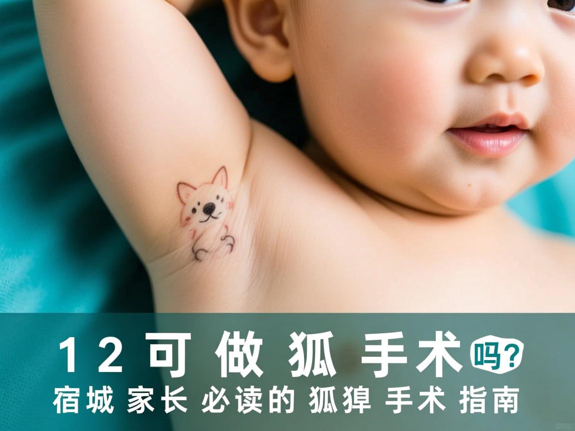 12岁可以做狐臭手术吗？宿州家长必读的狐臭手术指南
