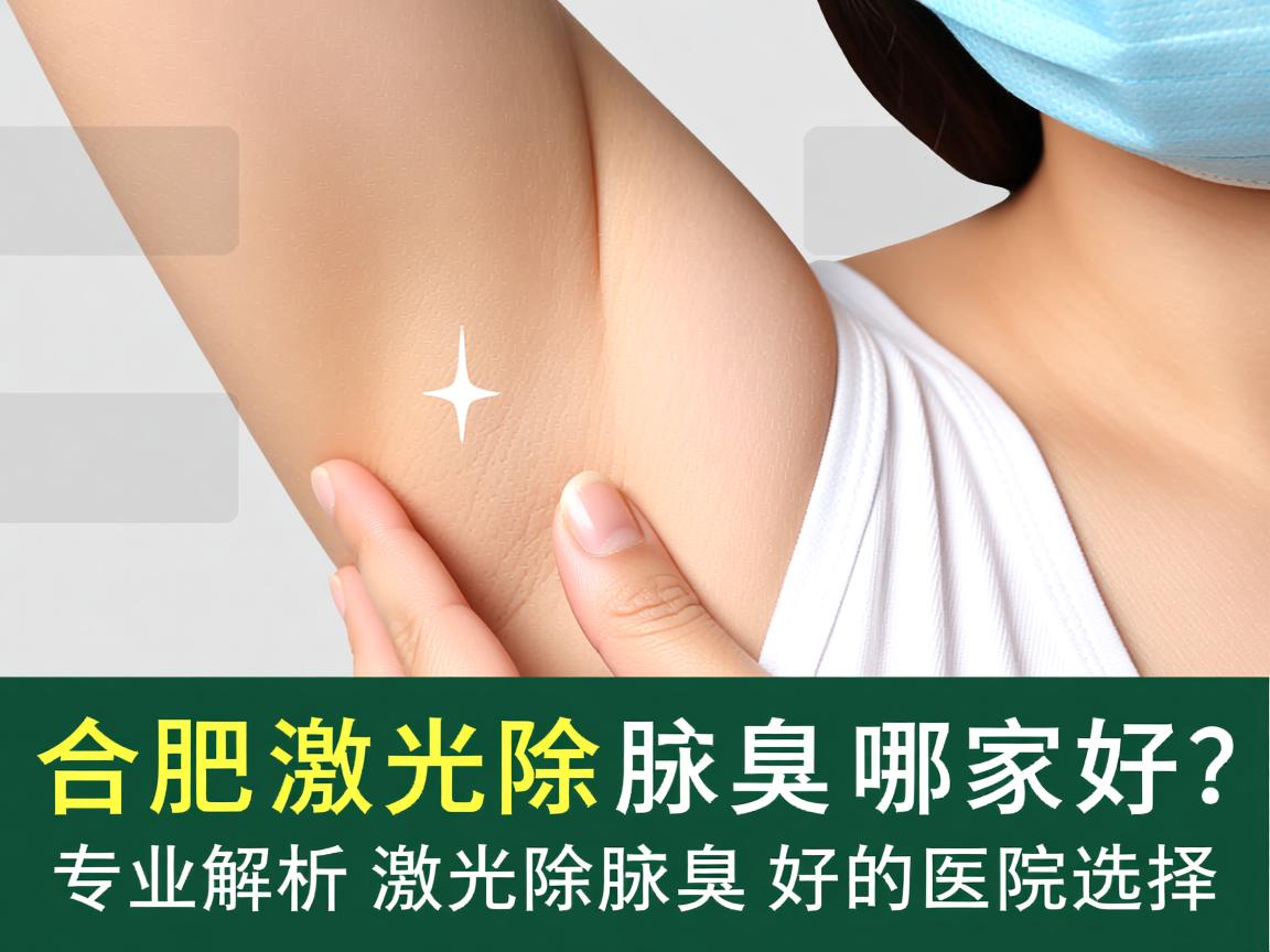 合肥激光除腋臭哪家好？专业解析激光除腋臭好的医院选择