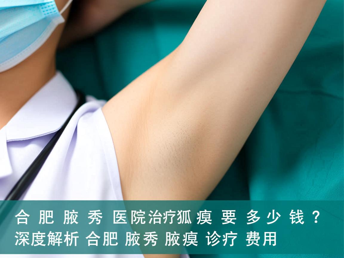 合肥腋秀医院治疗狐臭要多少钱？深度解析合肥腋秀腋臭诊疗费用
