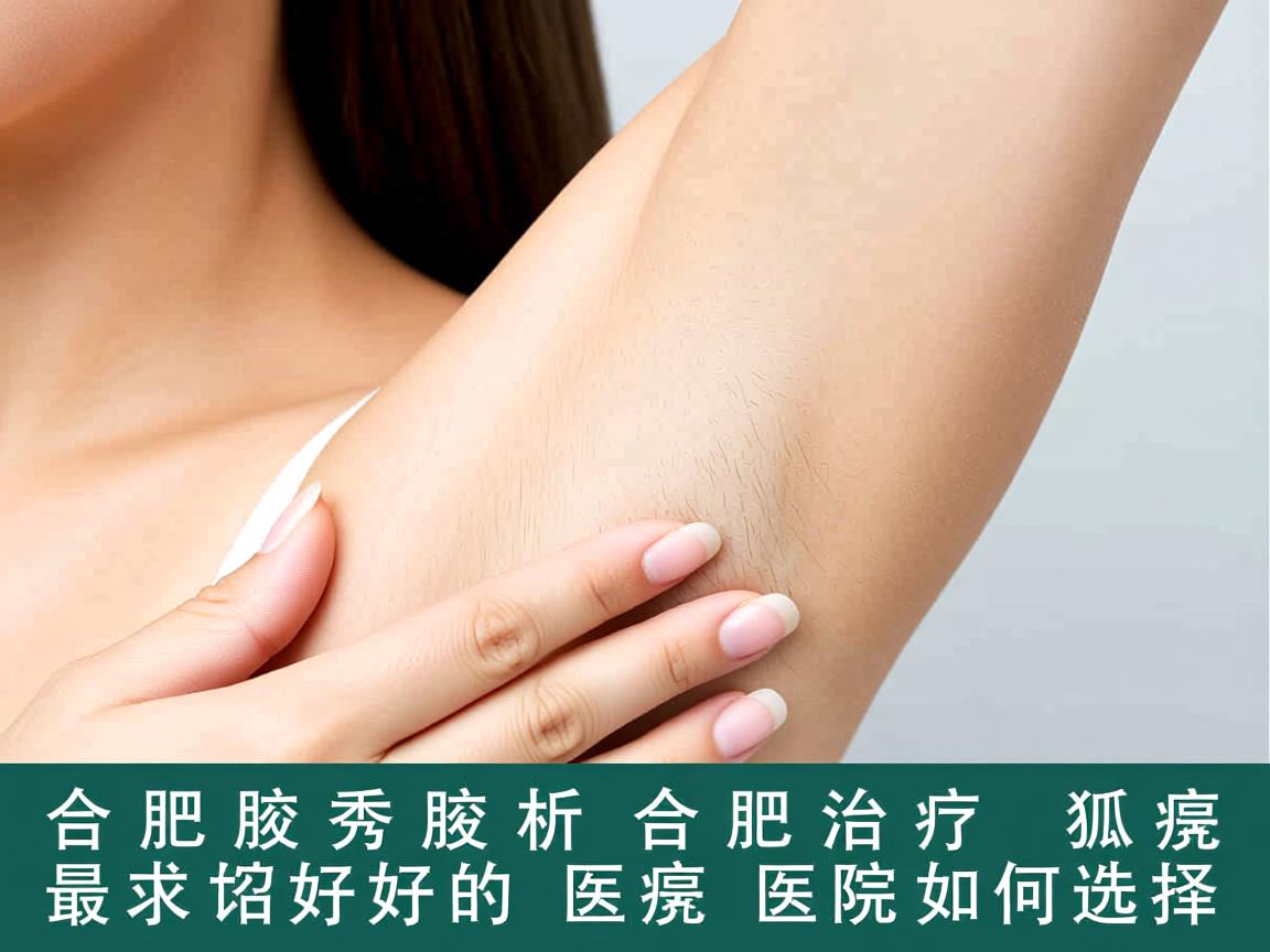 合肥腋秀解析，合肥治疗狐臭最好的医院如何选择
