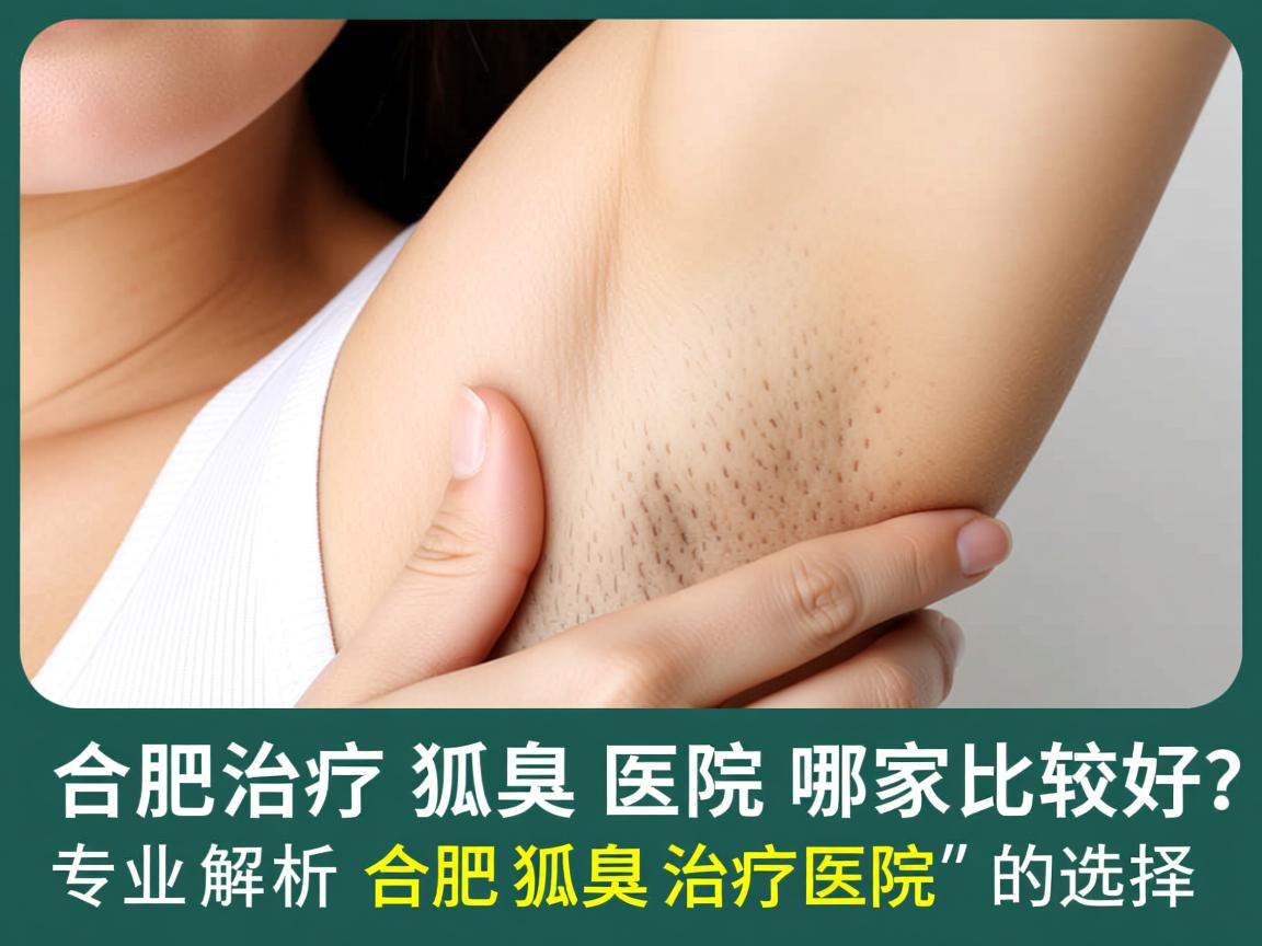 合肥治疗狐臭医院哪家比较好？专业解析合肥狐臭治疗医院的选择