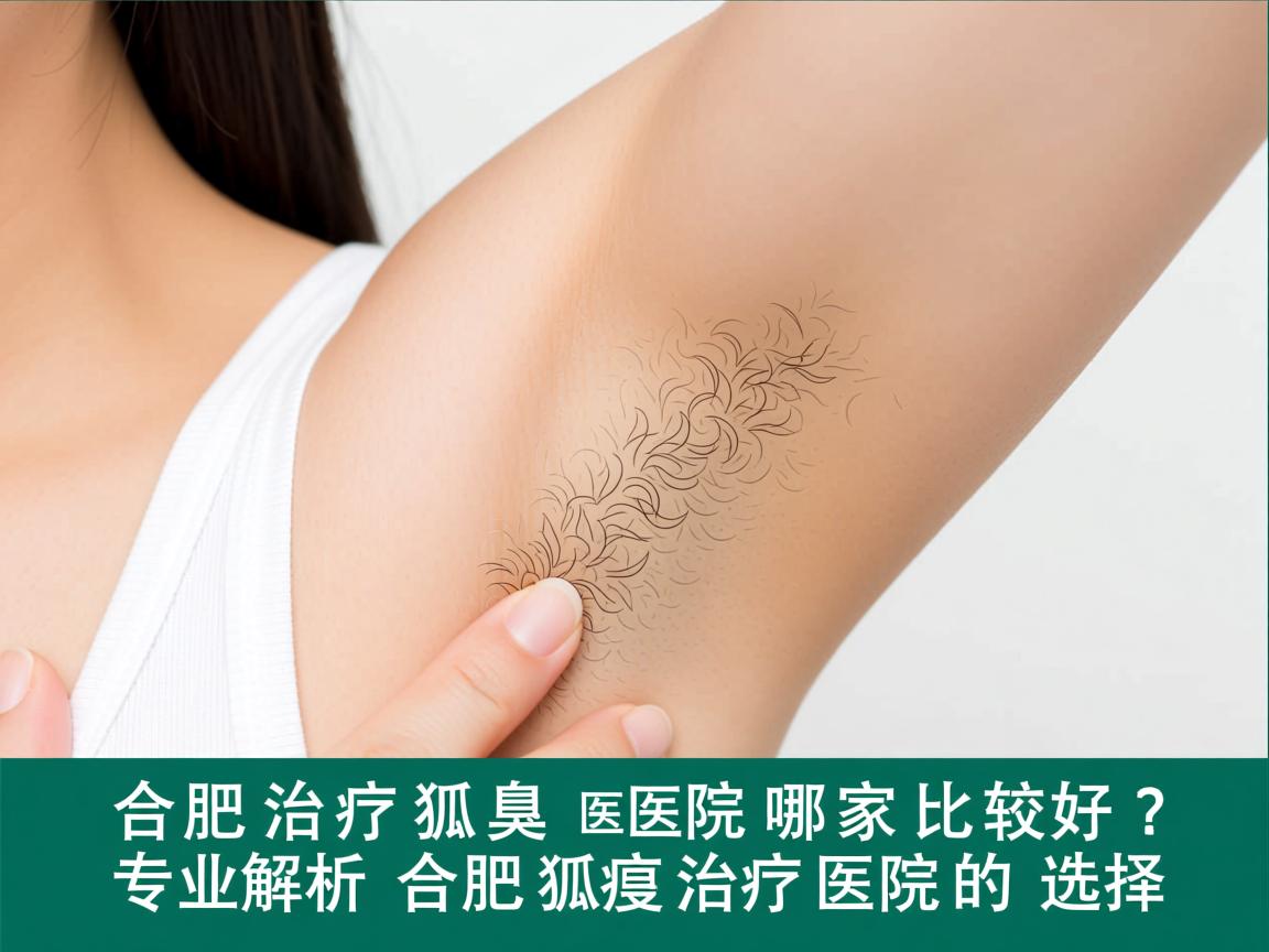 合肥治疗狐臭医院哪家比较好？专业解析合肥狐臭治疗医院的选择