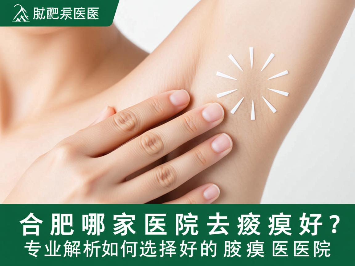 合肥哪家医院去腋臭好？专业解析如何选择好的腋臭医院