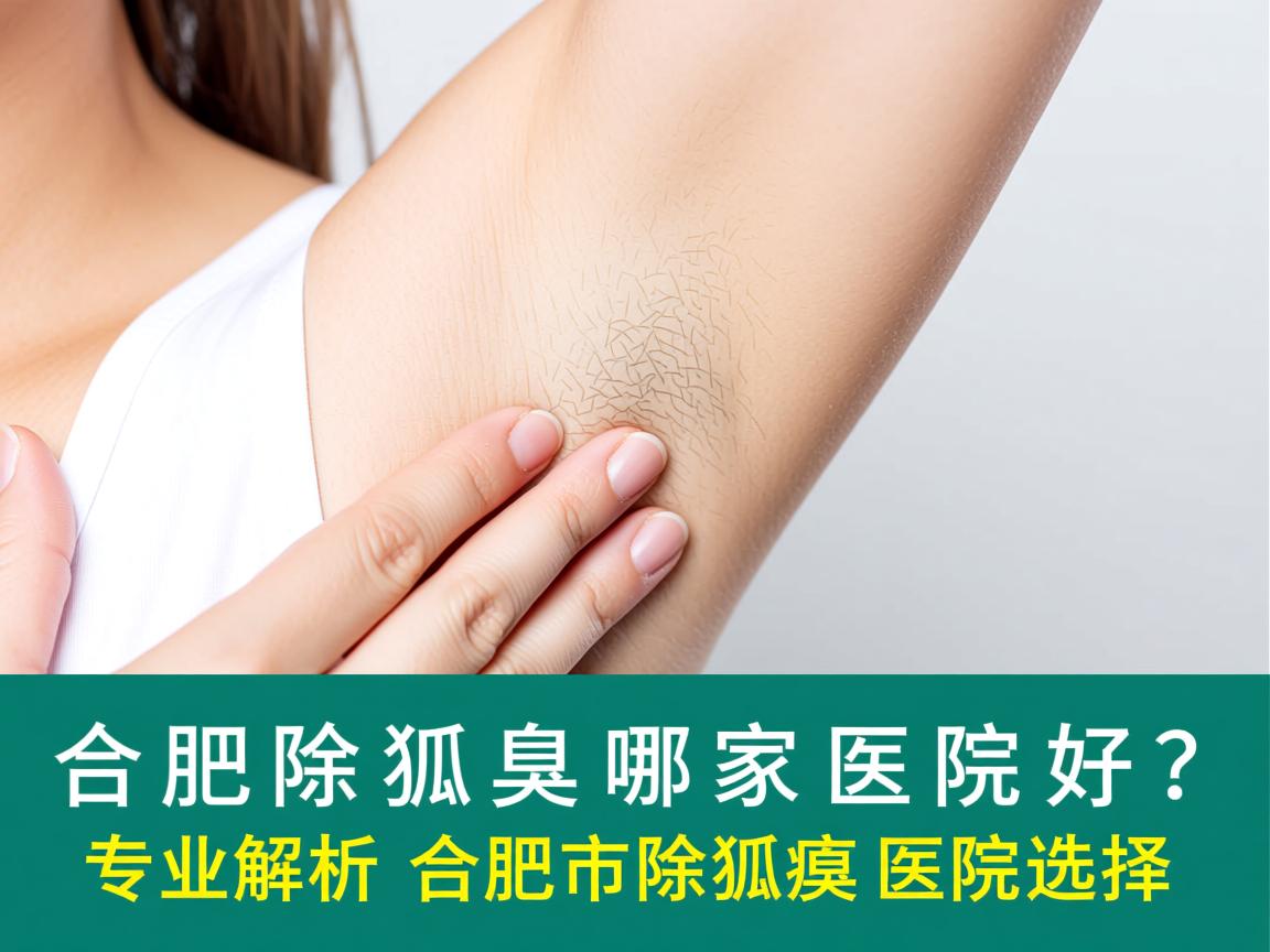 合肥除狐臭哪家医院好？专业解析合肥市除狐臭医院选择