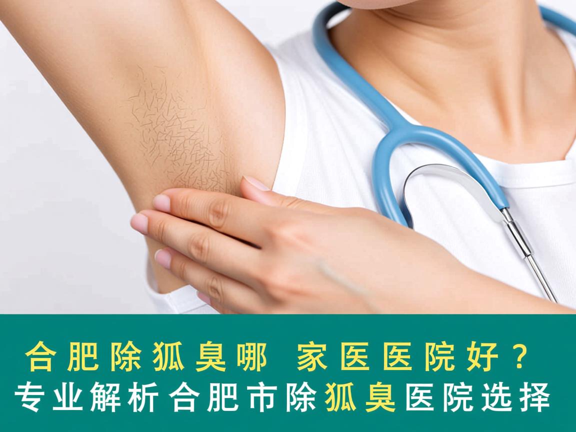 合肥除狐臭哪家医院好？专业解析合肥市除狐臭医院选择