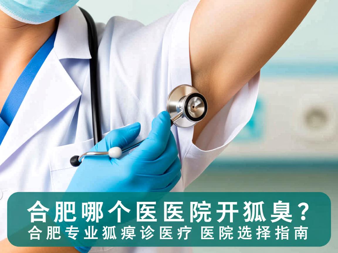 合肥哪个医院开狐臭？合肥专业狐臭诊疗医院选择指南