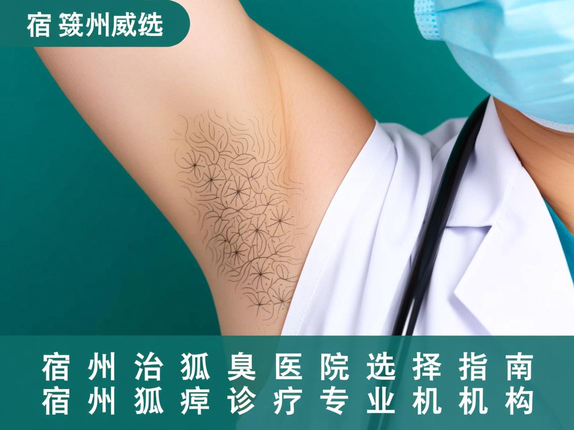 宿州治狐臭医院选择指南，详解宿州狐臭诊疗专业机构