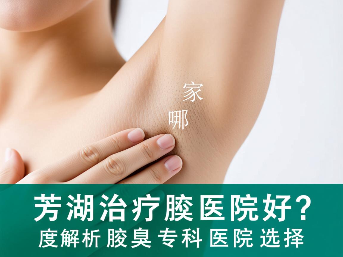芜湖治疗腋臭哪家医院好？深度解析腋臭专科医院选择