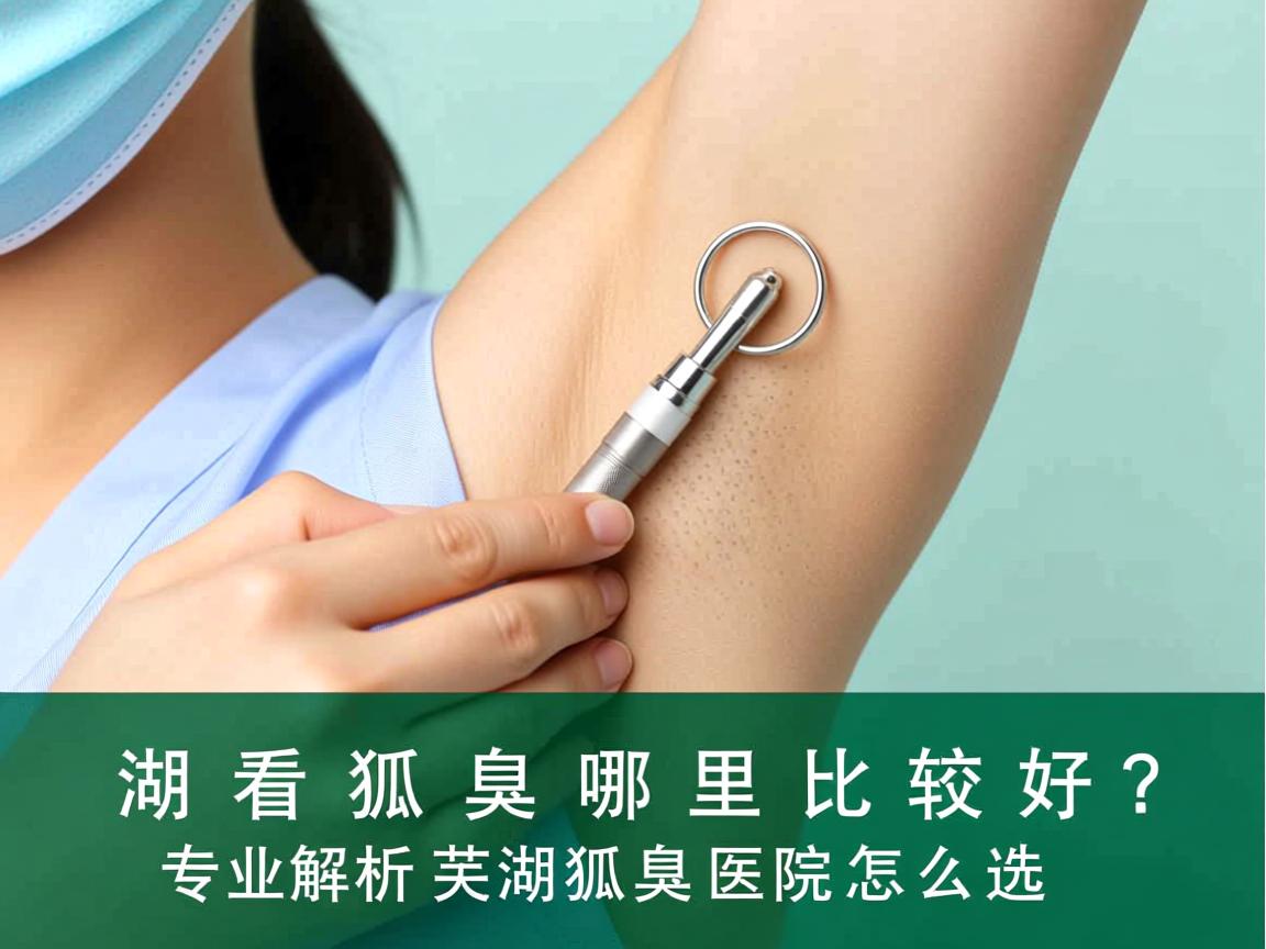 芜湖看狐臭哪里比较好？专业解析芜湖狐臭医院怎么选
