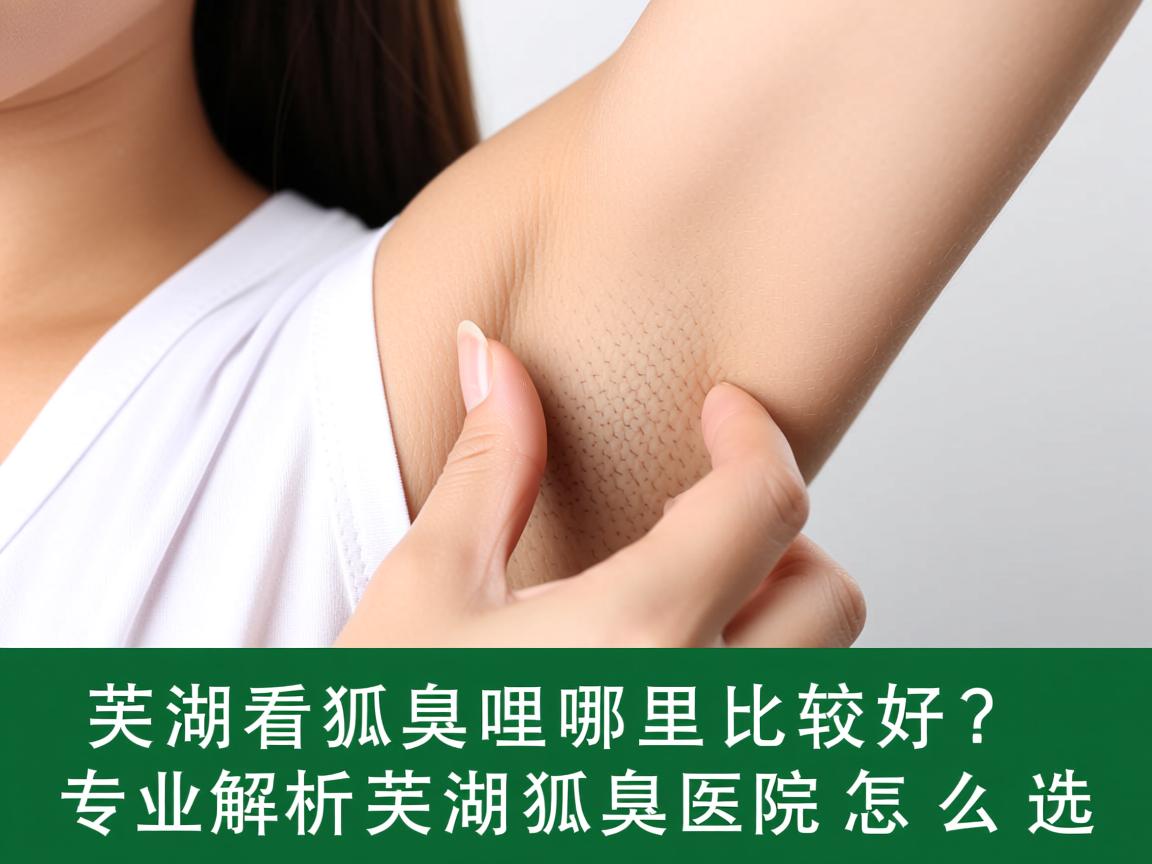 芜湖看狐臭哪里比较好？专业解析芜湖狐臭医院怎么选