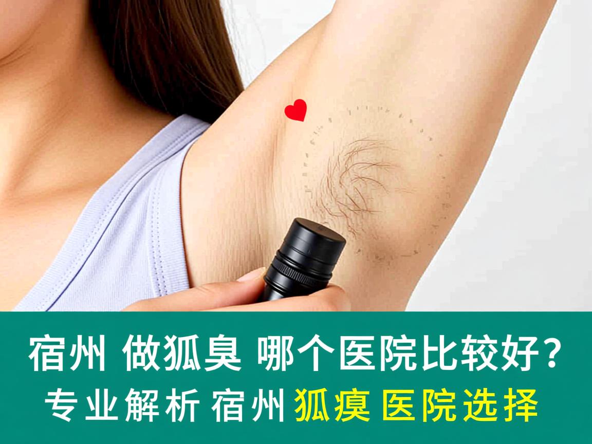 宿州做狐臭哪个医院比较好？专业解析宿州狐臭医院选择