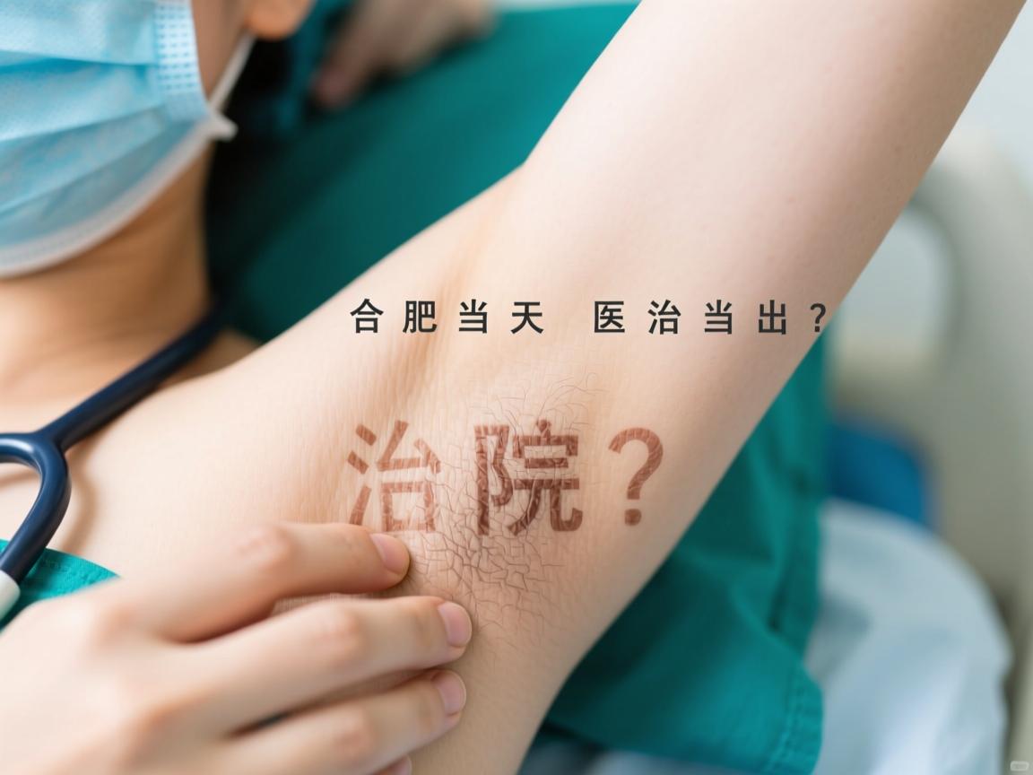 合肥腋臭医院当天治疗当天出院吗？深度解析腋臭治疗出院时间