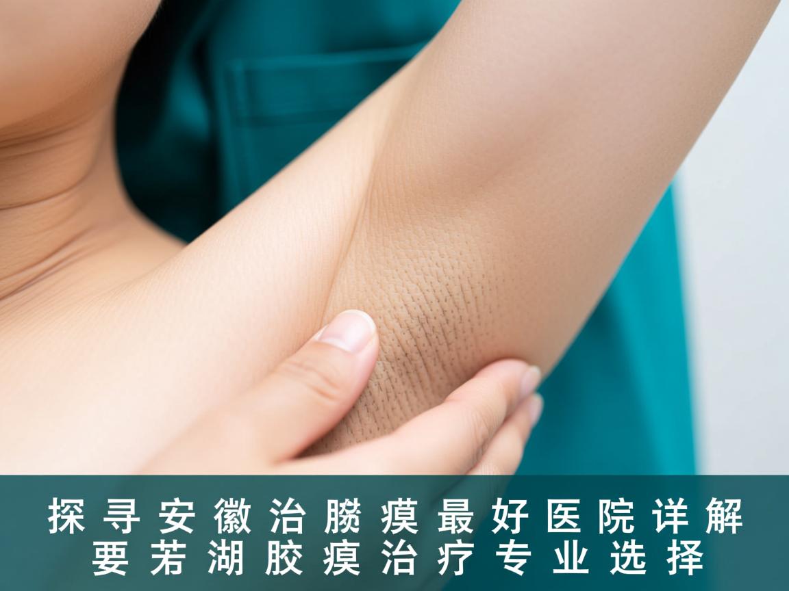 探寻安徽芜湖治腋臭最好医院，详解芜湖腋臭治疗专业选择
