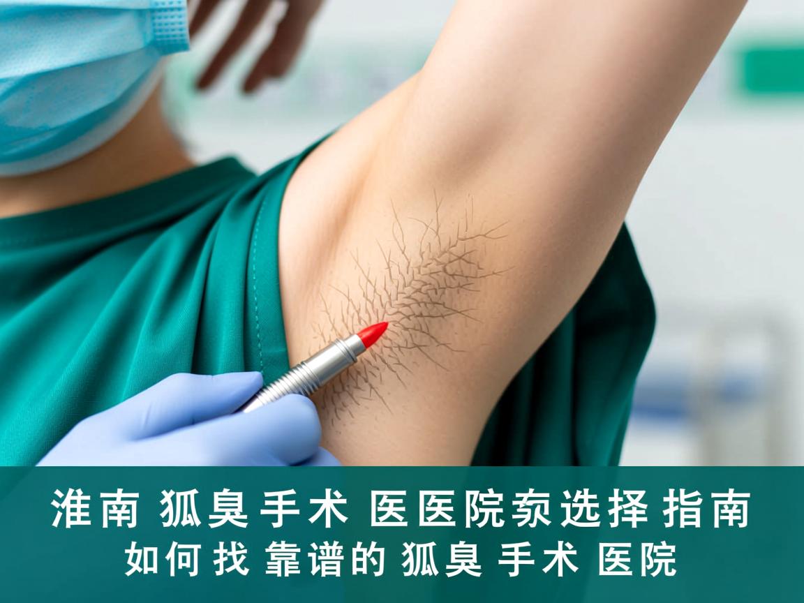 淮南狐臭手术医院选择指南，如何找到靠谱的狐臭手术医院
