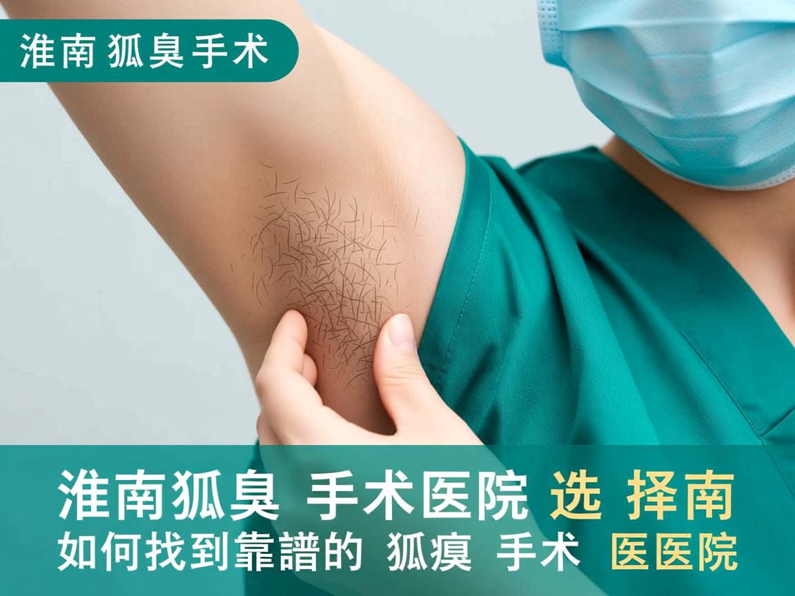 淮南狐臭手术医院选择指南，如何找到靠谱的狐臭手术医院